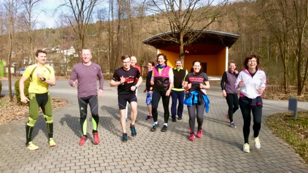 Tägliches Laufen mit Happy Running